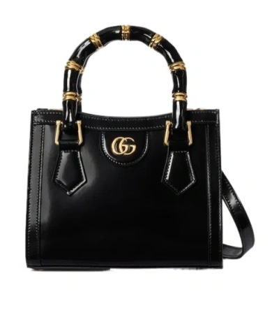 Gucci Diana Mini Tote Bag In Black