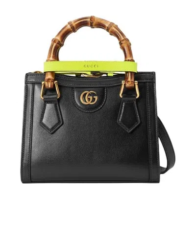 Gucci Diana Mini Tote Bag In Black