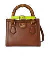 Gucci Diana Bamboo Leather Handbag In Brown