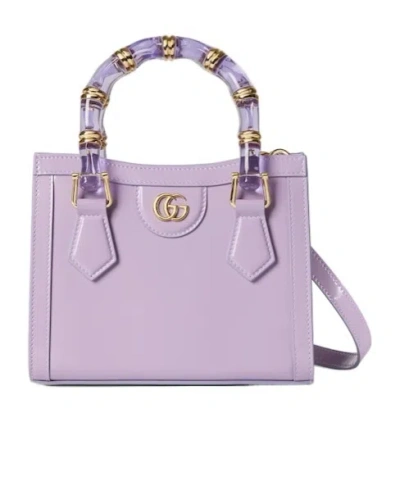 Gucci Diana Mini Tote Bag In Purple