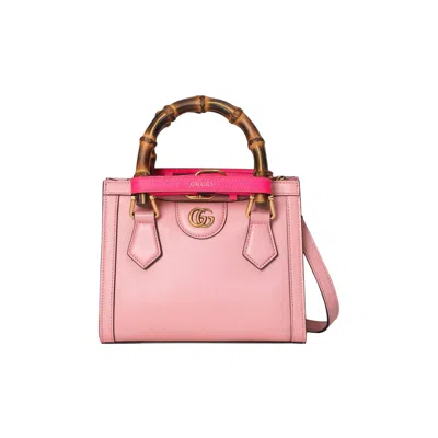 Pre-owned Gucci Diana Mini Tote Bag 'wild Rose'