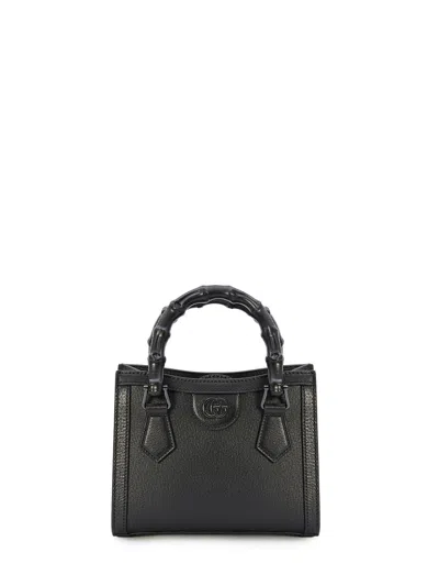 Gucci Diana Mini Tote Handbag In Blackvrv
