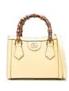 Gucci Women Diana Small Leather Tote Bag In Yellow