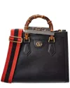Gucci Diana Small Leather Tote In Black