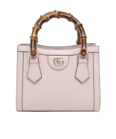 Gucci Diana Small Tote Bag In Pink