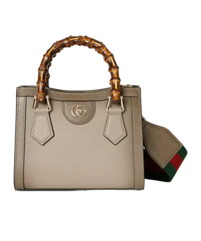 Gucci Diana Small Tote Bag In Sand