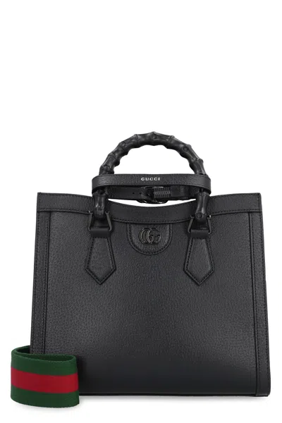Gucci Diana Tote Bag In Black