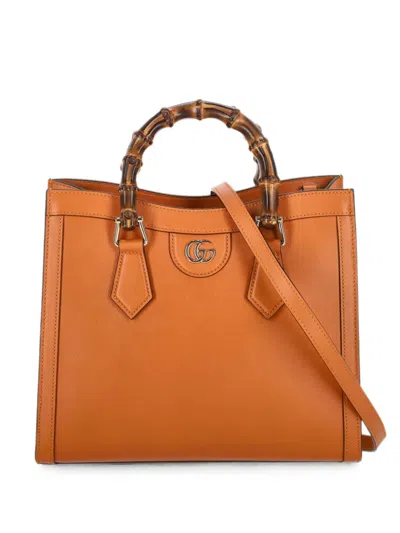 Gucci Diana Tote Bag In Orange
