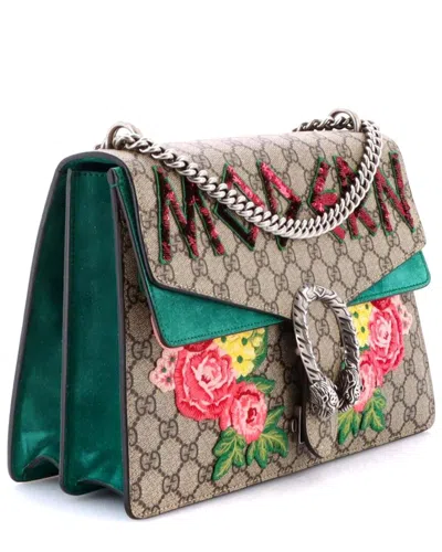 Gucci Dionysus Bag Embellished Gg Coated Canvas Medium (authentic Pre-loved)
