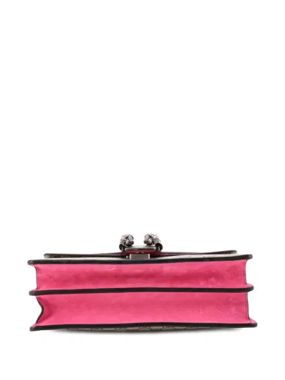 Pre-owned Gucci Dionysus Bag Gg Coated Canvas Small Shoulder Bag In Brown