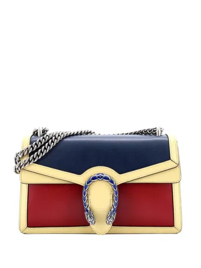 Pre-owned Gucci Dionysus Bag Leather Small Shoulder Bag In Blue