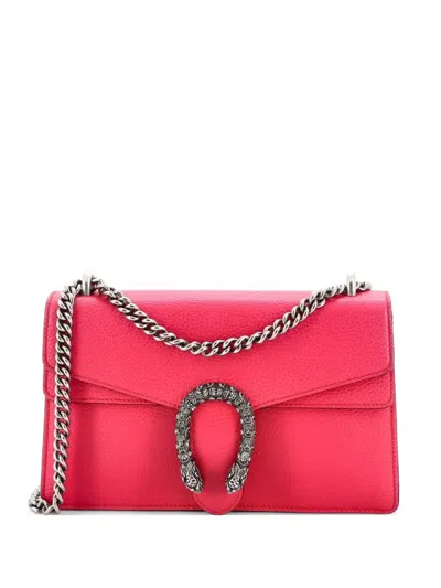 Pre-owned Gucci Dionysus Bag Leather Small Shoulder Bag In Pink