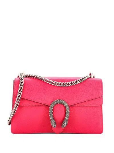 Pre-owned Gucci Dionysus Bag Leather Small Shoulder Bag In Pink