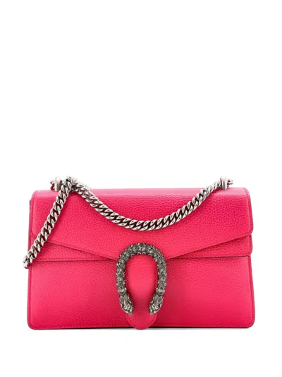 Pre-owned Gucci Dionysus Bag Leather Small Shoulder Bag In Pink