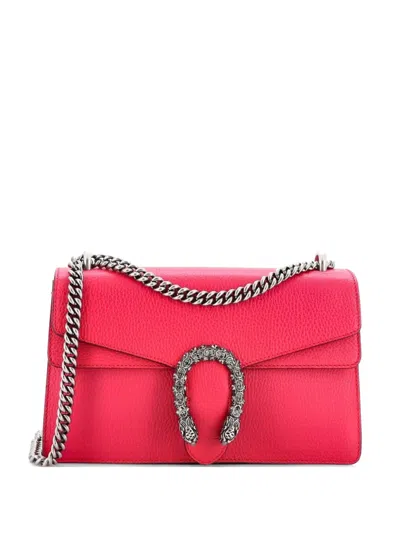 Pre-owned Gucci Dionysus Bag Leather Small Shoulder Bag In Pink