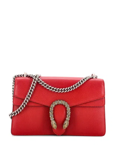 Pre-owned Gucci Dionysus Bag Leather Small Shoulder Bag In Red