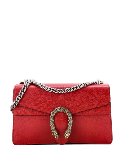 Pre-owned Gucci Dionysus Bag Leather Small Shoulder Bag In Red