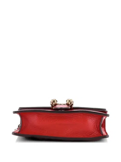 Pre-owned Gucci Dionysus Bag Leather Super Mini Clutch Bag In Red