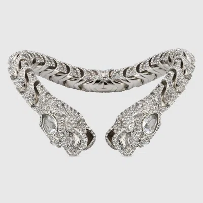 Gucci Dionysus Bangle Bracelet In Silver