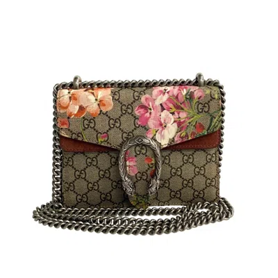 Gucci Dionysus Beige Canvas Shoulder Bag ()