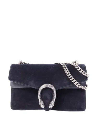 Pre-owned Gucci Dionysus Chain Shoulder Bag In Blue