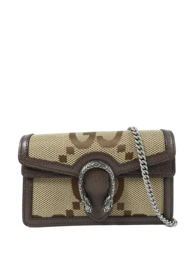 Pre-owned Gucci Dionysus Chain Tote Bag In Brown