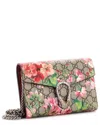 Gucci Dionysus Chain Wallet Blooms Print Gg Coated Canvas Small (authentic Pre-loved)