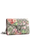 Gucci Dionysus Chain Wallet Blooms Print Gg Coated Canvas Small (authentic Pre-loved)