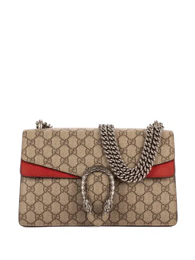 Pre-owned Gucci Dionysus Chain-strap Shoulder Bag In Neutral