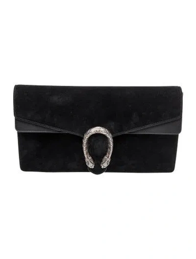 Pre-owned Gucci Dionysus Clutch In Black