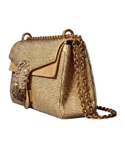 Gucci Dionysus Crystal Medium Shoulder Bag In Neutral
