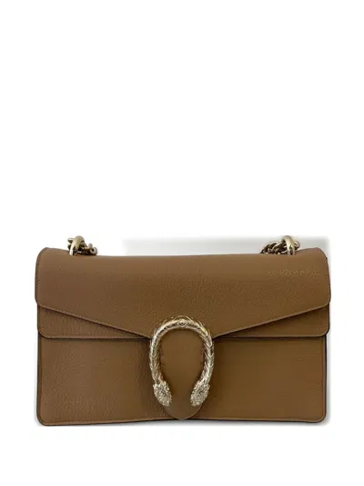 Gucci Dionysus Flap Shoulder Bag In Neutral