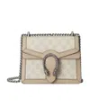 Gucci Dionysus Gg Supreme Motif Mini Shoulder Bag In Nude