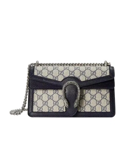 Gucci Dionysus Gg Shoulder Bag In Beige/blue