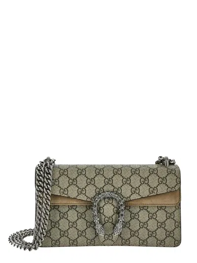 Gucci Dionysus Gg Small Shoulder Bag In Beige