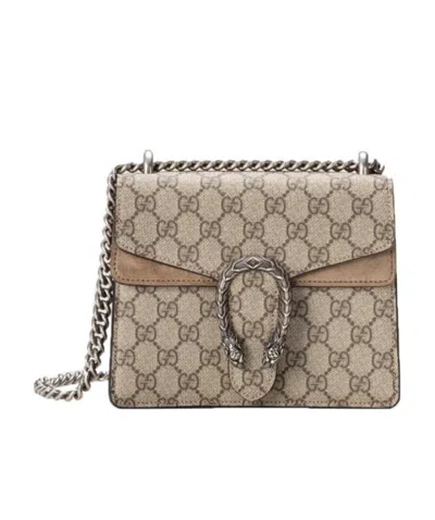 Gucci Dionysus Mini Shoulder Bag In Marrone