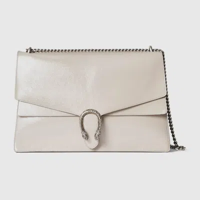 Gucci Dionysus Large Shoulder Bag In White