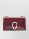 Gucci Dionysus Leather Chain Shoulder Bag In Brown