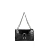 Gucci Dionysus Leather Crossbody Bag In Black