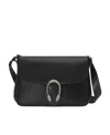 Gucci Dionysus Leather Messenger Bag In Black