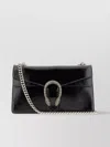 Gucci Dionysus Leather Shoulder Bag In Black