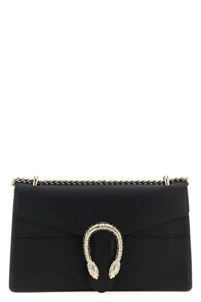 Gucci 'dionysus' Medium Shoulder Bag In Black