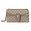 Gucci Beige Dionysus Medium Shoulder Bag In Multi