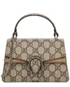 Gucci Women Beige Dionysus Mini Top Handle Bag In Beige