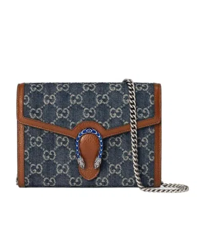 Gucci Dionysus Mini Chain Bag In Black