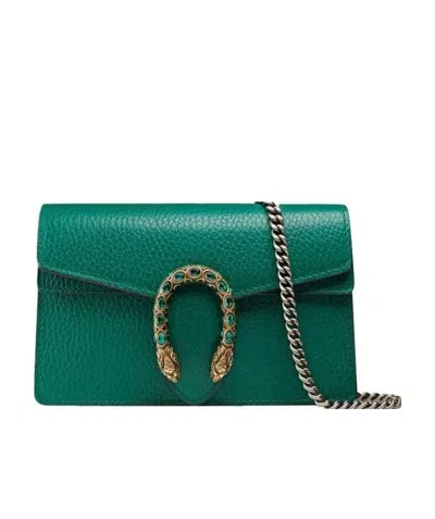 Gucci Dionysus Mini Shoulder Bag In Green