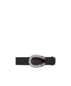 Gucci Dionysus Ribbed Wide Belt In Black