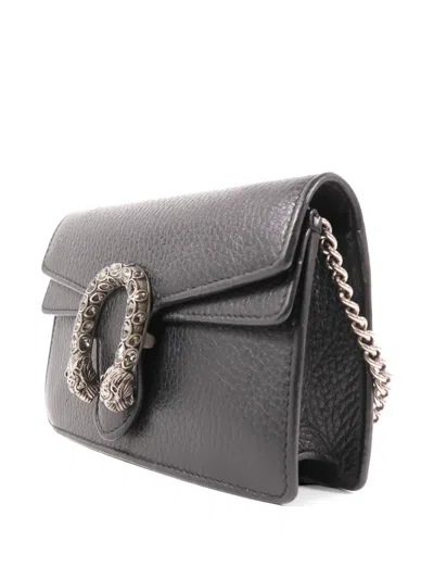 Pre-owned Gucci Dionysus Shoulder Bag In Black