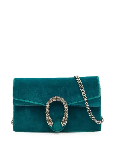 Pre-owned Gucci Dionysus Shoulder Bag In Green