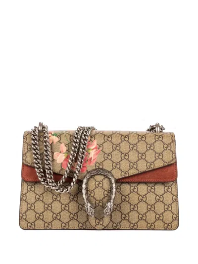 Pre-owned Gucci Dionysus Shoulder Bag In Neutral